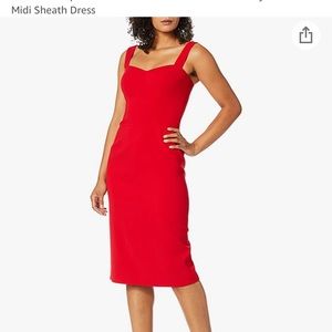Dress the Population Red Sheath Dress xs
